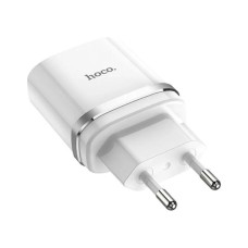 Зарядний пристрій HOCO C12Q Smart USB QC3.0 + cable USB to USB-C 18W White (6931474716309)