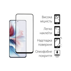 Скло захисне Dengos Full Glue OPPO Reno 11F (black) (TGFG-359)