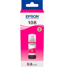 Контейнер з чорнилом Epson 108 EcoTank L8050/L18050 magenta (C13T09C34A)