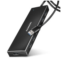 Концентратор AXAGON USB 3.1 to 7xUSB 3.0 black (HUE-F7A)