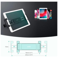 Універсальний автотримач Ugreen LP160 Car Headrest Mount Holder Black (60108)