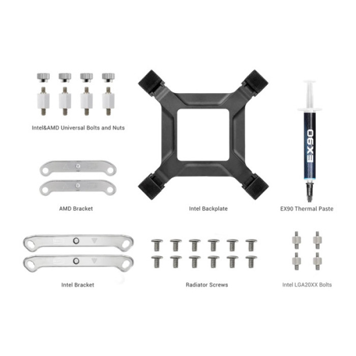 Система рідинного охолодження PcCooler DA360 Pro ARGB WH