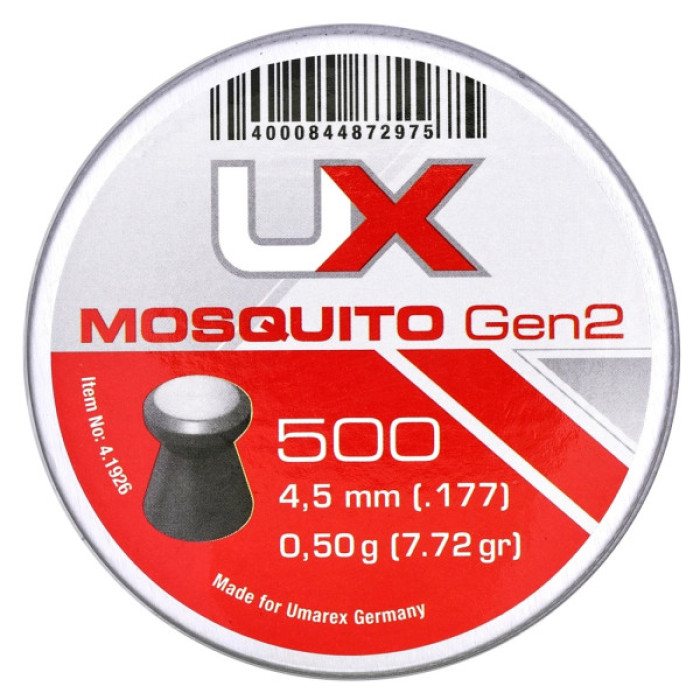Пульки Umarex Mosquito Gen2 4,5 мм 0,50 г 500 шт (4.1926)