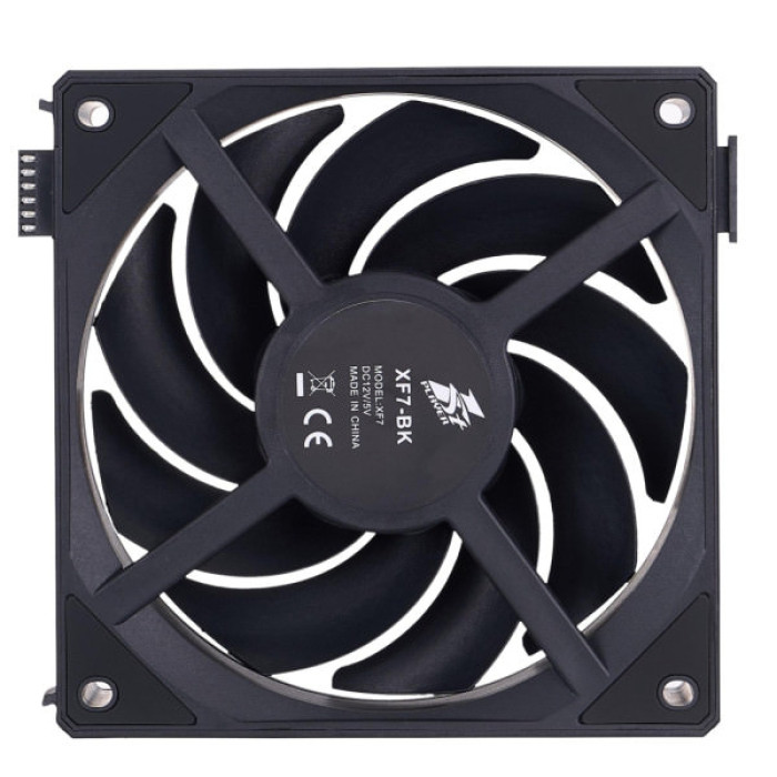 Кулер до корпусу 1stPlayer XF7 Black (XF7-BK-1IN1)
