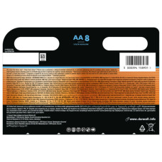 Батарейка Duracell Optimum AA лужні 8 шт. в упаковці (5014726 / 5015601)