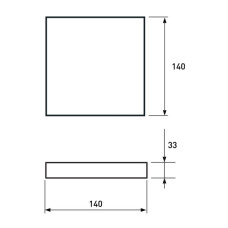 Світильник Eurolamp GM 13W 4000K (LED-NLS-13/40(GM))