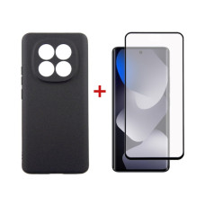 Чохол до мобільного телефона Dengos Carbon + glass Xiaomi Redmi Note 15 Black (DG-KM-185)