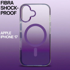 Чохол до мобільного телефона BeCover FIBRA Shock-Proof MagSafe Apple iPhone 17 Deep Purple (715442)
