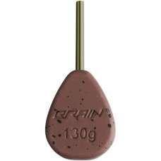 Грузило Brain In-Line Flat Lead 130g 2шт/уп Brown (1858.32.19)