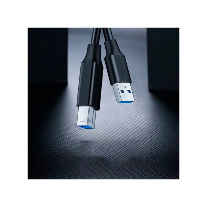 Кабель для принтера USB 3.0 AM/BM 1.0m US210 black Ugreen (30753)
