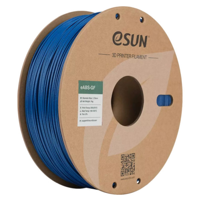 Пластик для 3D-принтера eSUN EABS-GF 1,75mm 1kg BLUE (EABS-GF-P175U1)