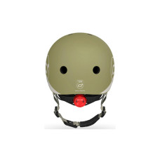 Шолом Scoot&Ride оливковий з ліхтариком 45-51см (SR-181206-OLIVE)