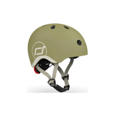Шолом Scoot&Ride оливковий з ліхтариком 45-51см (SR-181206-OLIVE)
