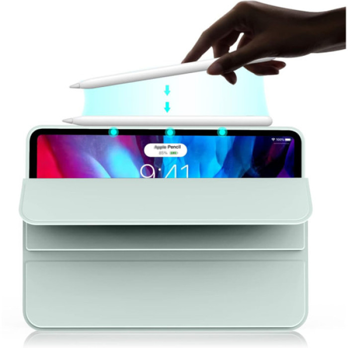 Чохол до планшета BeCover Tri Fold Soft TPU Silicone Apple iPad Air 13" M2/M3 (2024/2025) Light Green (711742)