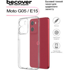 Чохол до мобільного телефона BeCover Motorola Moto G05 / E15 Transparancy (713477)