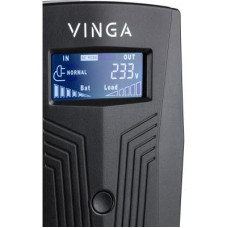 Пристрій безперебійного живлення Vinga LCD 1200VA plastic case (VPC-1200P)