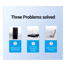 Звукова плата VENTION Audio USB 3х3,5mm jack 0.15m Volume Control (CDRBB)