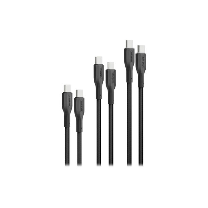 Дата кабель USB-C to USB-C 2.0m Promate (cablekit-cc.black)