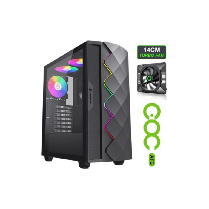 Корпус Gamemax Black Diamond CP