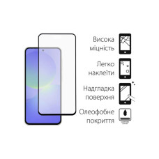Чохол до мобільного телефона Dengos Kit Samsung Galaxy A36 5G Soft + glass (Black) (DG-KM-140)
