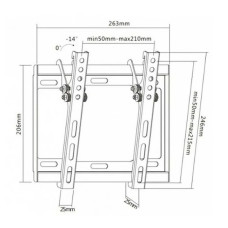 Кронштейн Brateck LP34-22T