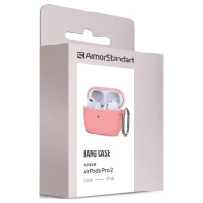 Чохол для навушників Armorstandart Hang Case для Apple AirPods Pro 2 Pink (ARM68588)