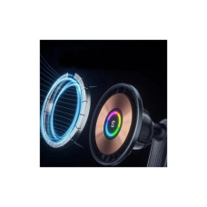 Універсальний автотримач Essager Arpege 15W Magnetic Wirless Car Charger with Phone Holder Function (Rotate Version) Black (EZJCX-GY01B-Z)