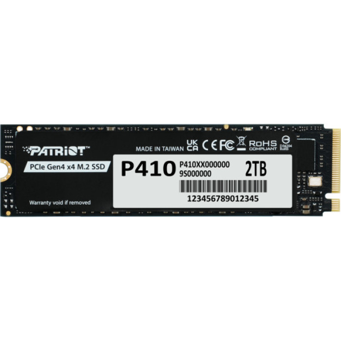 Накопичувач SSD M.2 2280 2TB Patriot (P410P2TBM28H)