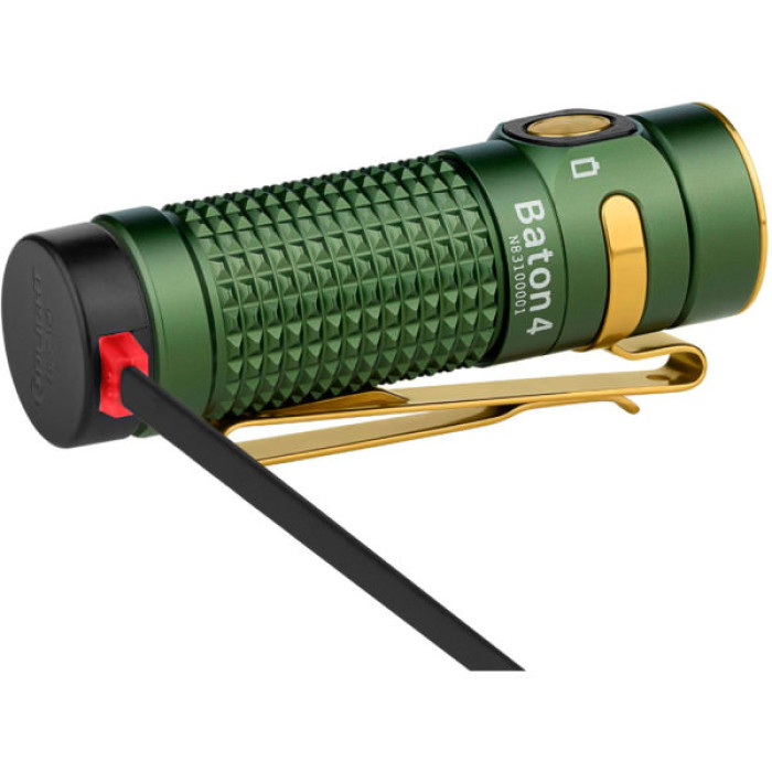 Ліхтар Olight Baton 4 Premium OD Green (0.0000.0859)
