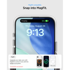 Чохол до мобільного телефона Spigen Ultra Hybrid S MagFit iPhone 17 Air Clear White (ACS09926)