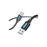 Дата кабель USB 3.0 AM/AM 3.0m black Vention (CONBI)