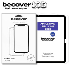 Скло захисне BeCover 10D Apple iPad Air 11" M4 2026 Black (715169)