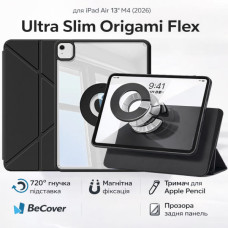 Чохол до планшета BeCover Ultra Slim Origami Flex Apple iPad Air 13" M4 2026 Black (715286)