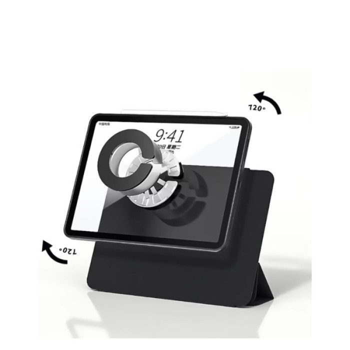 Чохол до планшета BeCover Ultra Slim Origami Flex Apple iPad Air 13" M4 2026 Black (715286)