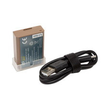 Акумулятор до фото/відео PowerPlant Canon TLP-E10 1020mAh з кабелем Type-C (CB971275)