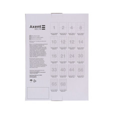 Етикетка самоклеюча Axent 52,5x29,7 (40 на листі) с/кл (100 листів) (D4468-A)