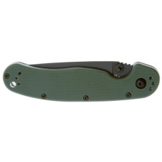 Ніж Ontario Knife RAT II AUS-8 OD Green, Black Blade (ON8861OD)