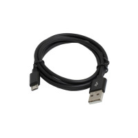 Дата кабель USB 2.0 AM to Micro 5P 1.0m 2.4A black Patron (CAB-PN-USB-MICRO-1-B)