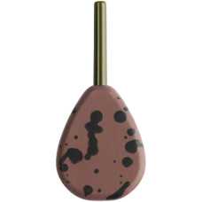 Грузило Brain In-Line Flat Lead 56g 2шт/уп Brown (1858.32.14)