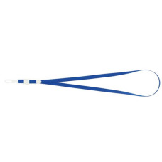 Шнурок для бейджа Buromax 460х10 мм Blue, карабин (BM.5425-02)