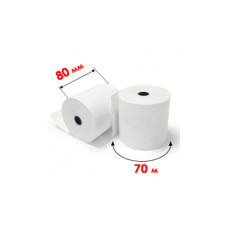 Стрічка касова ІКС 80мм*70м (пакунок 6шт) (80T-6)