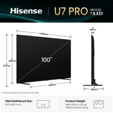 Телевізор Hisense 100U7Q PRO
