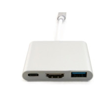 Порт-реплікатор Extradigital USB Type-C to HDMI/USB 3.0/Type-C (0.15m) (KBH1691)