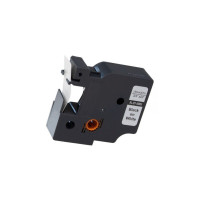 Стрічка для принтера етикеток UKRMARK RL-D-45803P-BK/WT, аналог DYMO S0720830, 19мм х 7м. (900304)