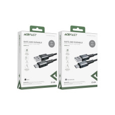 Дата кабель USB 2.0 AM to USB-C 1.2m 3A nylon C1-04 black Acefast (6974316280545)
