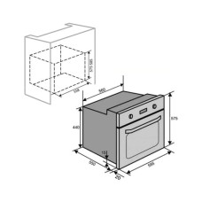 Комплект вбудованої техніки LUXELL 1