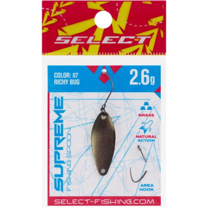 Блешня Select Supreme 2.6g 30mm 07 Richy Bug (1870.80.57)