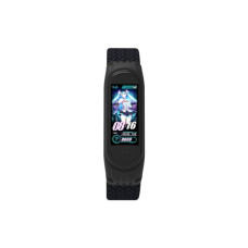 Ремінець до фітнес браслета Armorstandart Braided Solo Loop для Xiaomi Mi Band 4/5/6 Black size M (ARM58769)