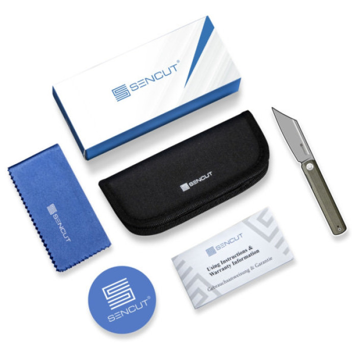 Ніж Sencut ArcBlast, Aluminum, Satin (S22043B-2)