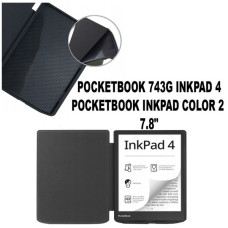 Чохол до електронної книги BeCover PocketBook 743G InkPad 4/InkPad Color 2/InkPad Color 3 (7.8") Dark Green (710068)